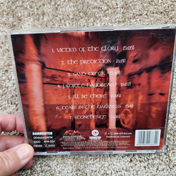 VOICE PREDICTION CD Heavy Metal Rock Music Album AFM Records 1999 - Picture 2 of 3